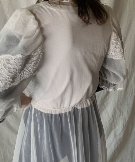 【USED】 Poly Short Sleeve Lingerie/210421-019