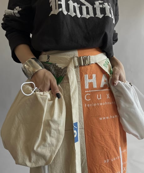 【RE;CIRCLE】RE Eco-Friendly Bag Belt Bag Skirt  / 240905-021