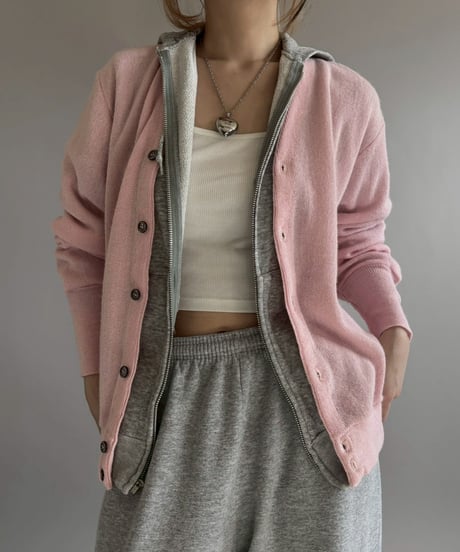 【USED】 Made In USA The Fox Collection Acrylic Cardigan / 260110-002