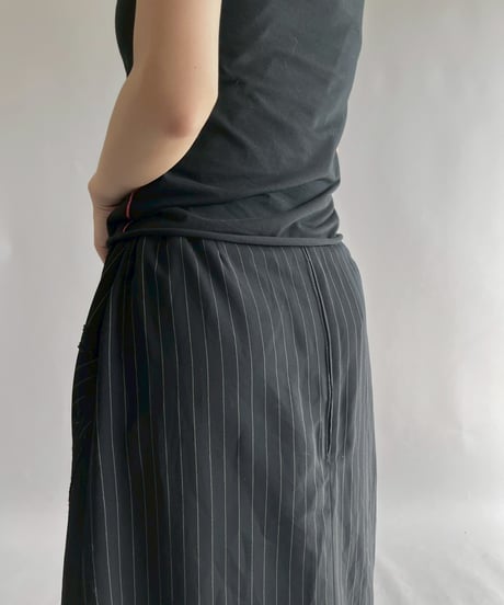 【USED】 Stripe Design Skirt /251014-014