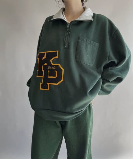 【RE;CIRCLE】 RE Wappen Half Zip Sweater Shirt / 221103-015