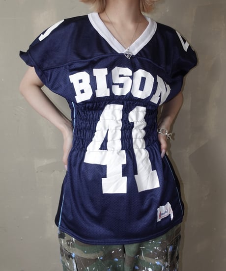 【RE;CIRCLE】 Re Shirring Football Shirt  /  250724-034