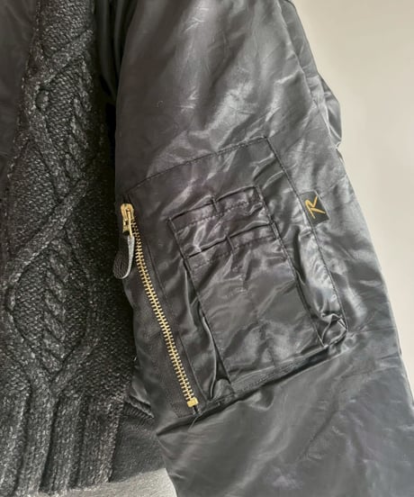 【RE;CIRCLE】 RE MA1 × Alan Knit Jacket / 251225-004