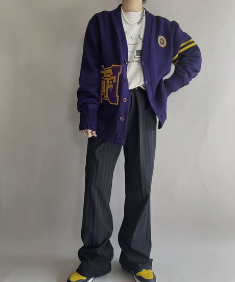 【RE;CIRCLE】 RE Wappen Acrylic Cardigan / 221222-030