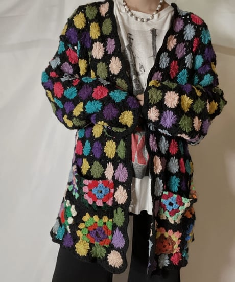 【RE;CIRCLE】 RE Granny Knit L/S Cardigan②/210917-014