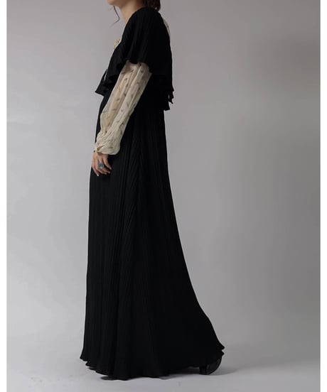 【USED】N/S Pleats Dress/ 220324-012