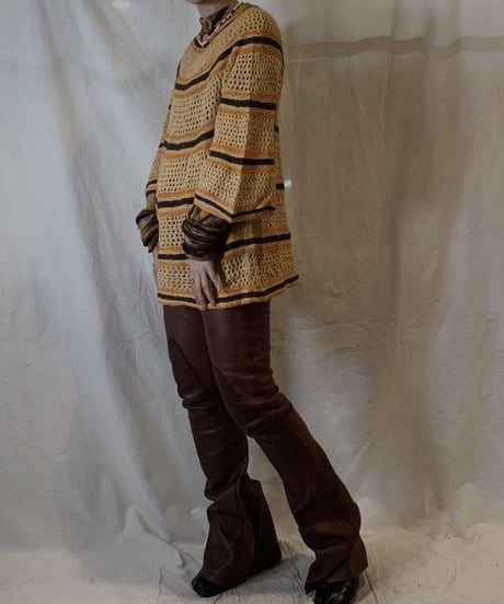【USED】Crochet Knit Top/210217-064