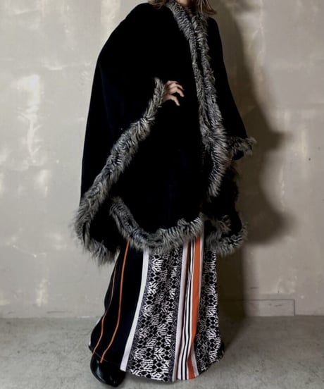 【USED】 Wool Poncho / 201120-026