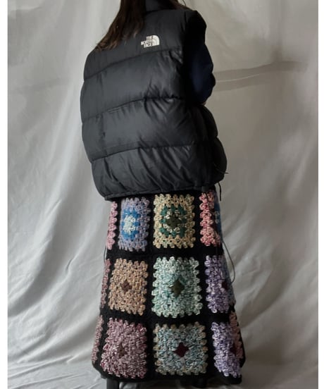 【RE;CIRCLE】 RE Granny Long Skirt⑦/211110-014