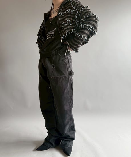【RE;CIRCLE】 RE Mellow Zip up Knit Top /  251023-025