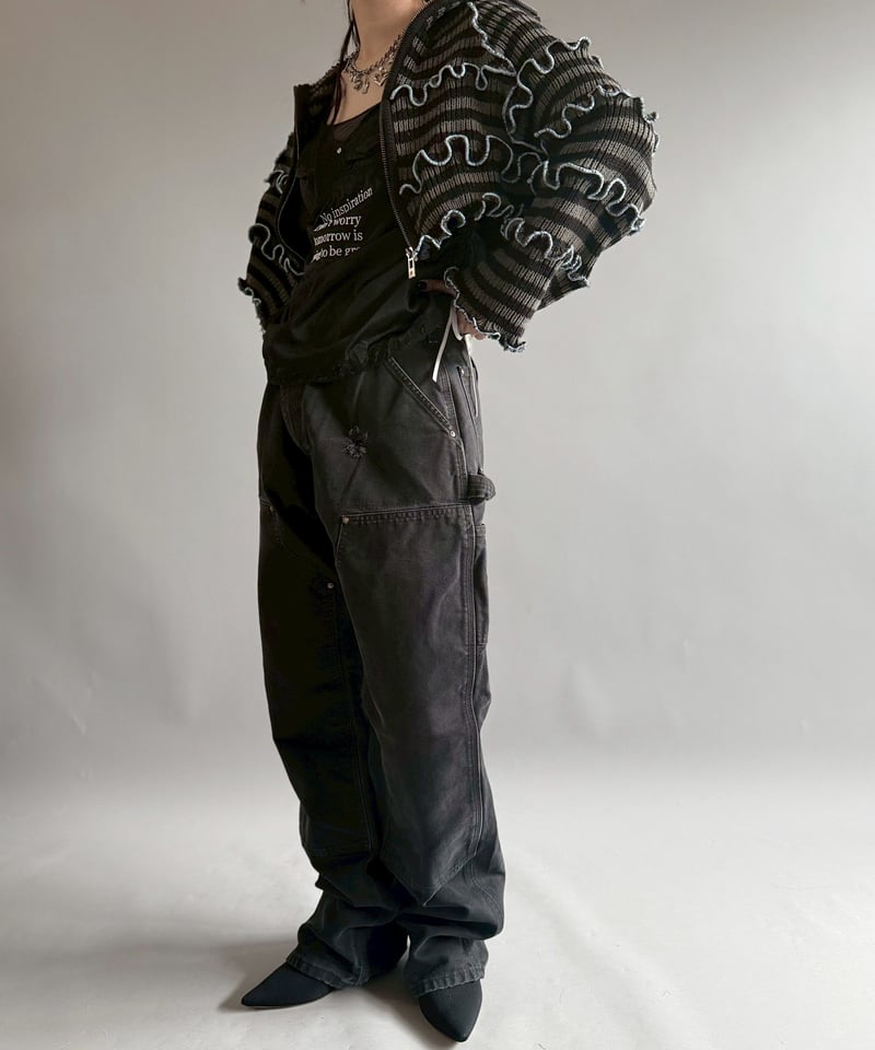 RE:CIRCLE】 RE Mellow Zip up Knit Top / 251023