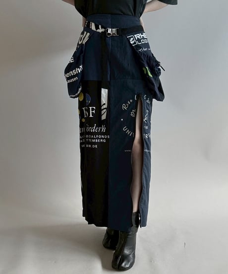 【RE;CIRCLE】RE Eco-Friendly Bag Belt Bag Skirt Black  / 250626-018