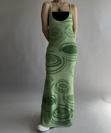 【USED】 House of Sunny Patterned  Camisole Long One-Piece/241019-005