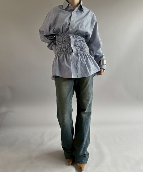 【RE;CIRCLE】 RE Shirring Shirt / 260504-007
