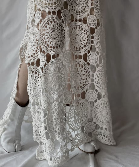 【RE;CIRCLE】  RE Crochet Camisole One-piece/20210819-046