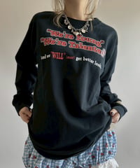 【USED】 Made In USA GILDAN We're Young We're Talented L/S Tee / 260418-006