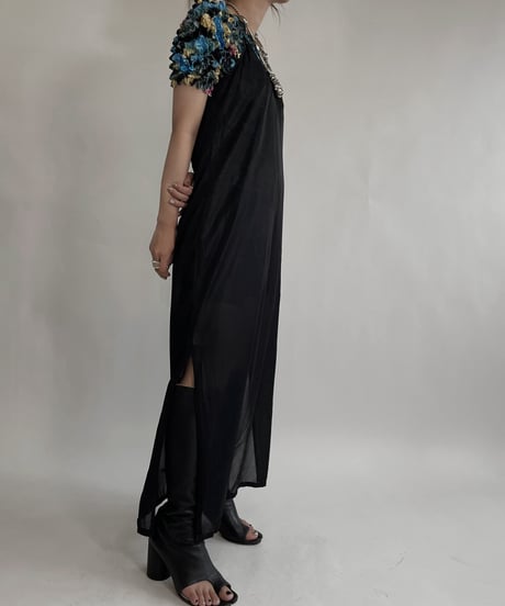 【USED】 Sleeveless See-through One-piece / 220709-004