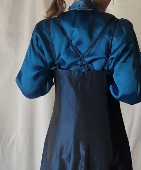 【USED】Shiny Camisole Dress①/210203-017