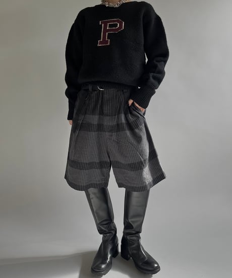 【USED】 Vintage Lettered Sweater /241228-008