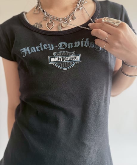 【USED】 Made in USA Harley Davidson T-Shirt  / 250705-002