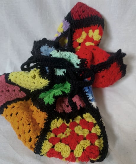 【RE;CIRCLE】 Granny Knit Bag① /210404-012