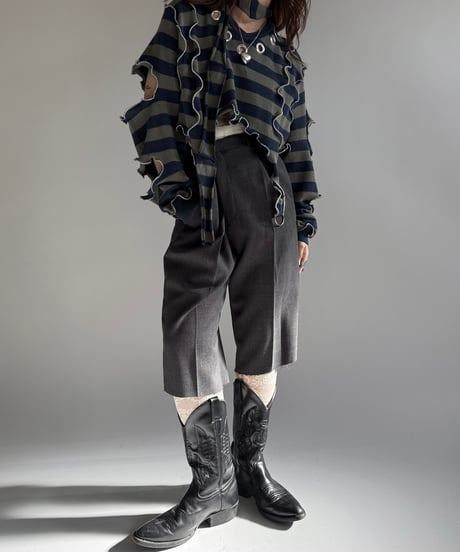 【RE;CIRCLE】 RE Mellow Knit Top + Muffler  /  241226-014