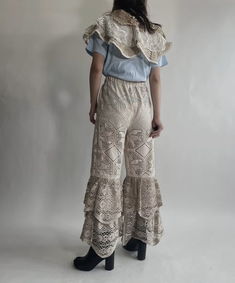 【RE;CIRCLE】 RE Crochet Lace Detachable Collar / 220623-034