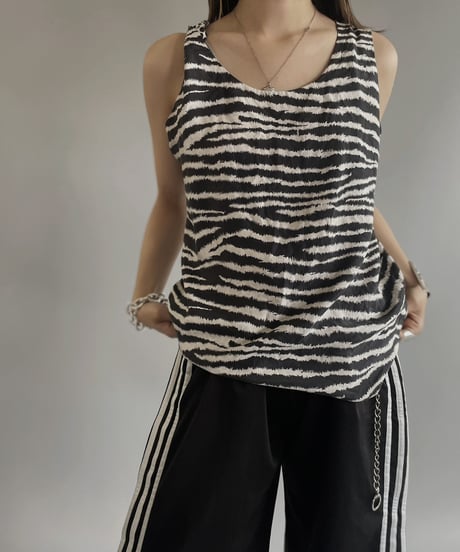 【USED】 Leopard Pattern Sleeveless top / 230624-024