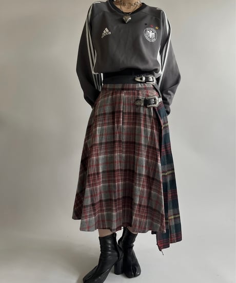 【RE;CIRCLE】 RE Kilt Long Skirt / 250102-008