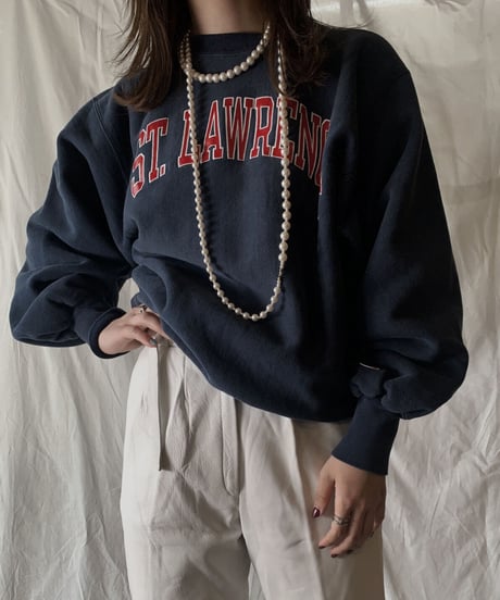 【USED】 90's USA Champion Reverse Weave ST.LAWRENCE/210324-017
