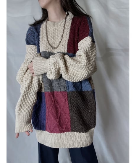 【USED】 Alan Knit L/S Top②/ 220120-055