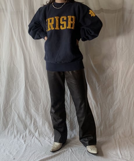 【USED】 90's USA Champion Reverse Weave IRISH/210324-007