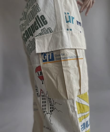 【RE;CIRCLE】RE Eco-Friendly Bag Rraw Cord Pants / 230427-005