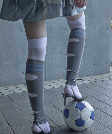 【NEW】Chinatsu Aoyama × UMBRO 2Way Warmer Gray /  250315-004