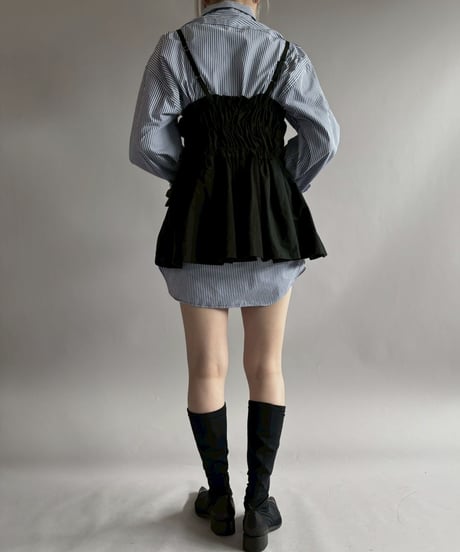 【RE;CIRCLE】 RE U.S Military Rebuild Mini One-Piece Black / 260423-005