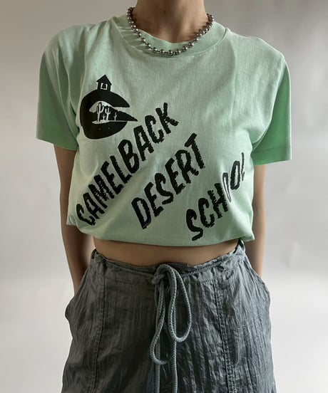 【USED】 RESIZED 90s SCREEN STARS BEST CAMELBACK DESERT SCHOOL T-Shirt / 250830-027