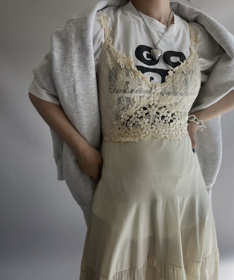 【USED】 N/S Sheer Camisole One-Piece/ 2301125-026