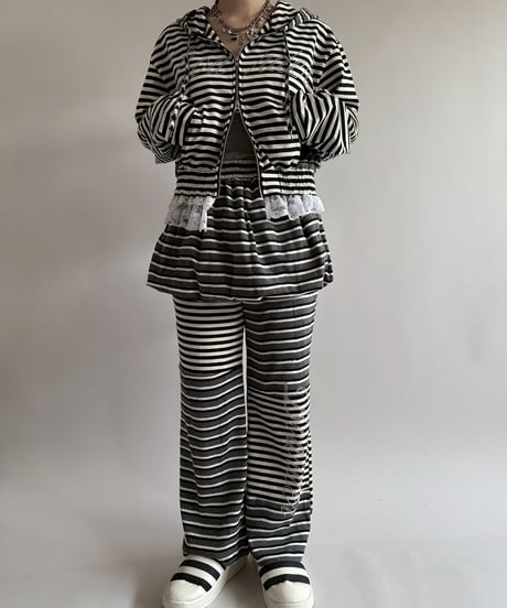 【RE;CIRCLE】 RE Border Balloon Skirt Mini  /  250403-003