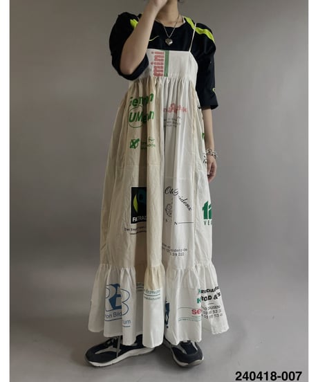 【RE;CIRCLE】RE Eco-Friendly Bag Camisole Long One-piece / 240418