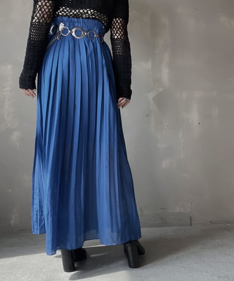 【USED】Poly Long Skirt/ 220319-015