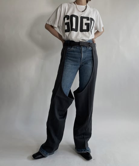 【USED】 Short Sleeved T-shirt "GOGO" / 220625-011