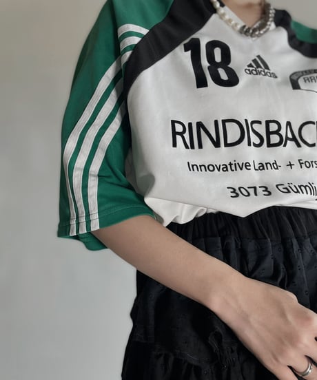 【USED】 adidas T-shirt "Rindisbacher 18" / 220723-012