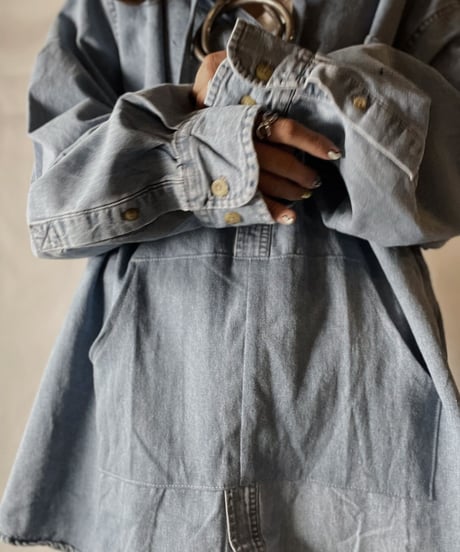 【RE;CIRCLE】 Remake Denim Mexican Parker②/210906-013