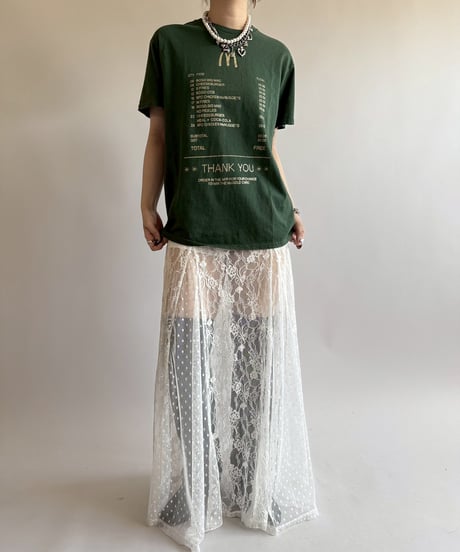 【USED】   DELTA McDonald's Menu T-Shirt/250510-056