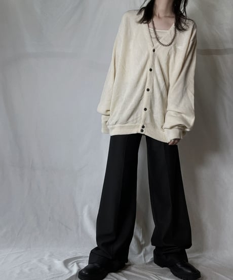 【USED】 LACOSTE Acrylic Knit Cardigan  ⑫ / 220111-020