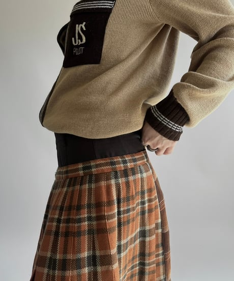 【RE;CIRCLE】 RE Kilt Skirt Long / 250206-004