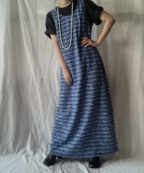 【USED】 Summer Knit N/S One-piece/210714-020