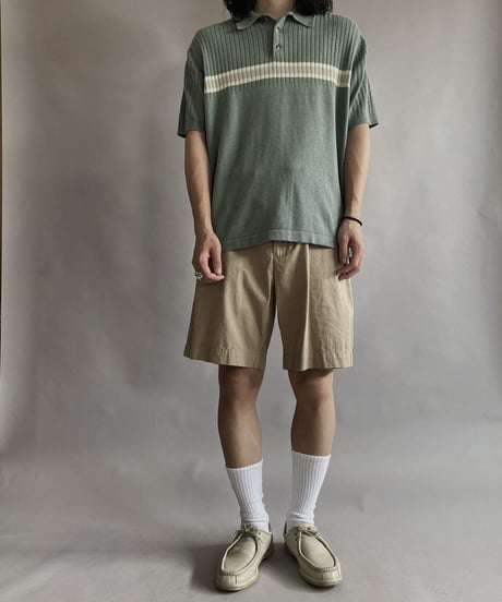 【USED】 S/S knit polo shirt / 230605-008