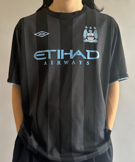 【USED】UMBRO MANCHESTER SITY Soccer Shirt /240603-077