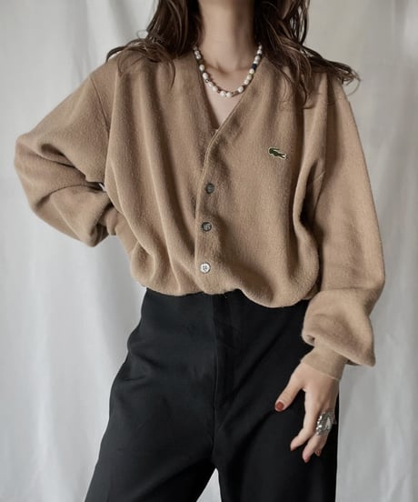 【USED】   LACOSTE Knit Cardigan 11/211126-019